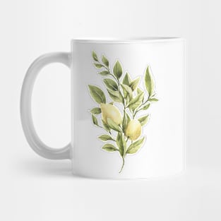 Lemon Print Mug